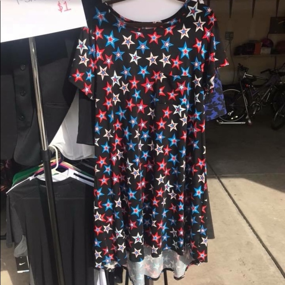 Black “Stars” Red/White/Blue Carly